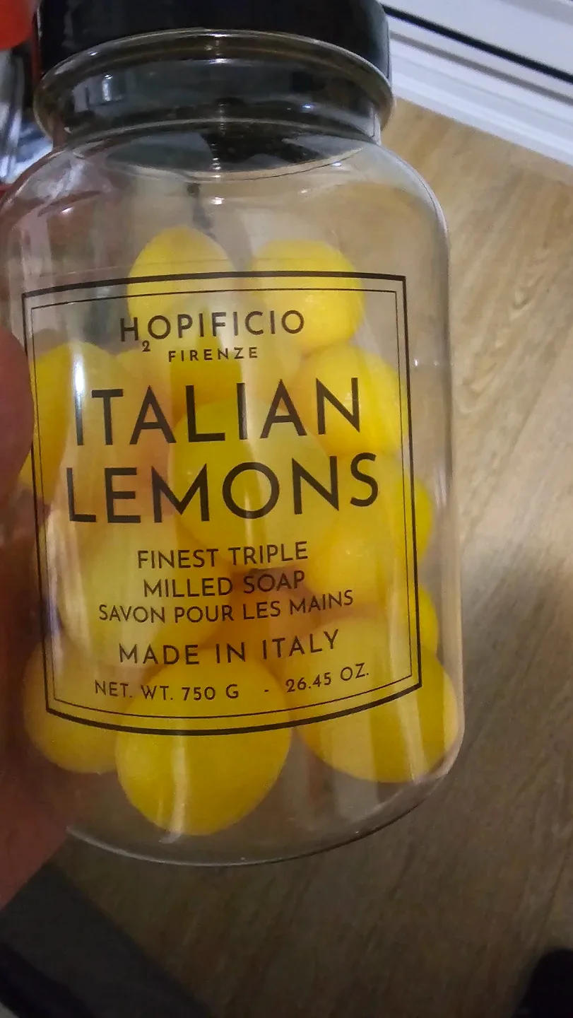 Italian lemon soap