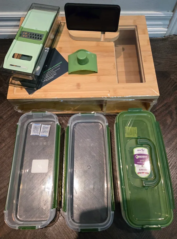 Mosomboo Green Bamboo Chopping Board Set - New image indicator(8)