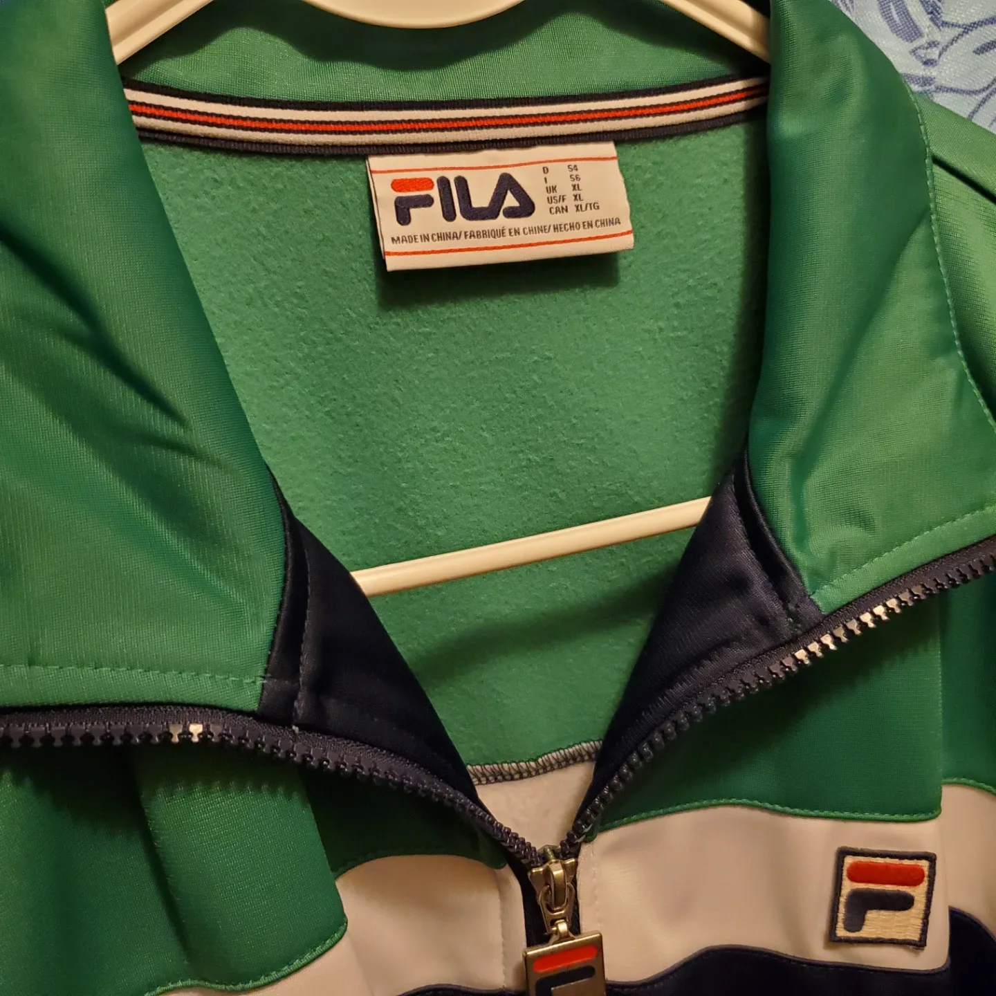 Fila XL Green/Navy Track Jacket image indicator(2)