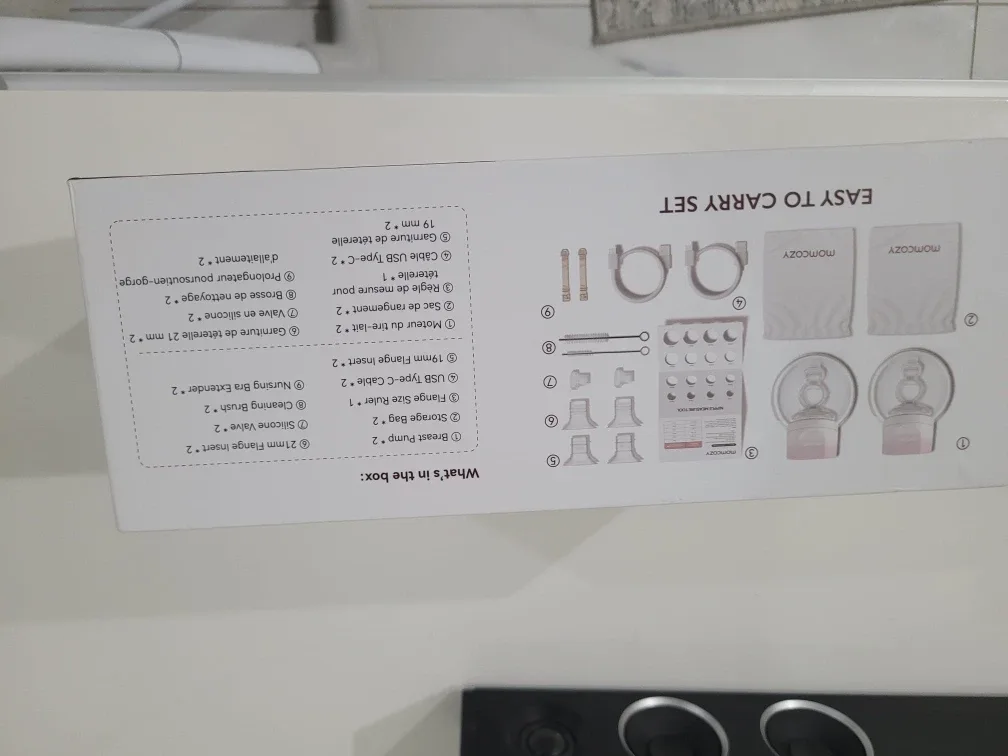 Momcozy S12 Pro-V Hands-free Breast Pumps - NEW image indicator(3)