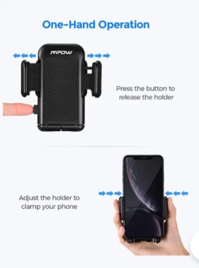 NEW!  Mpow 033CB Car Phone Holder image indicator(3)