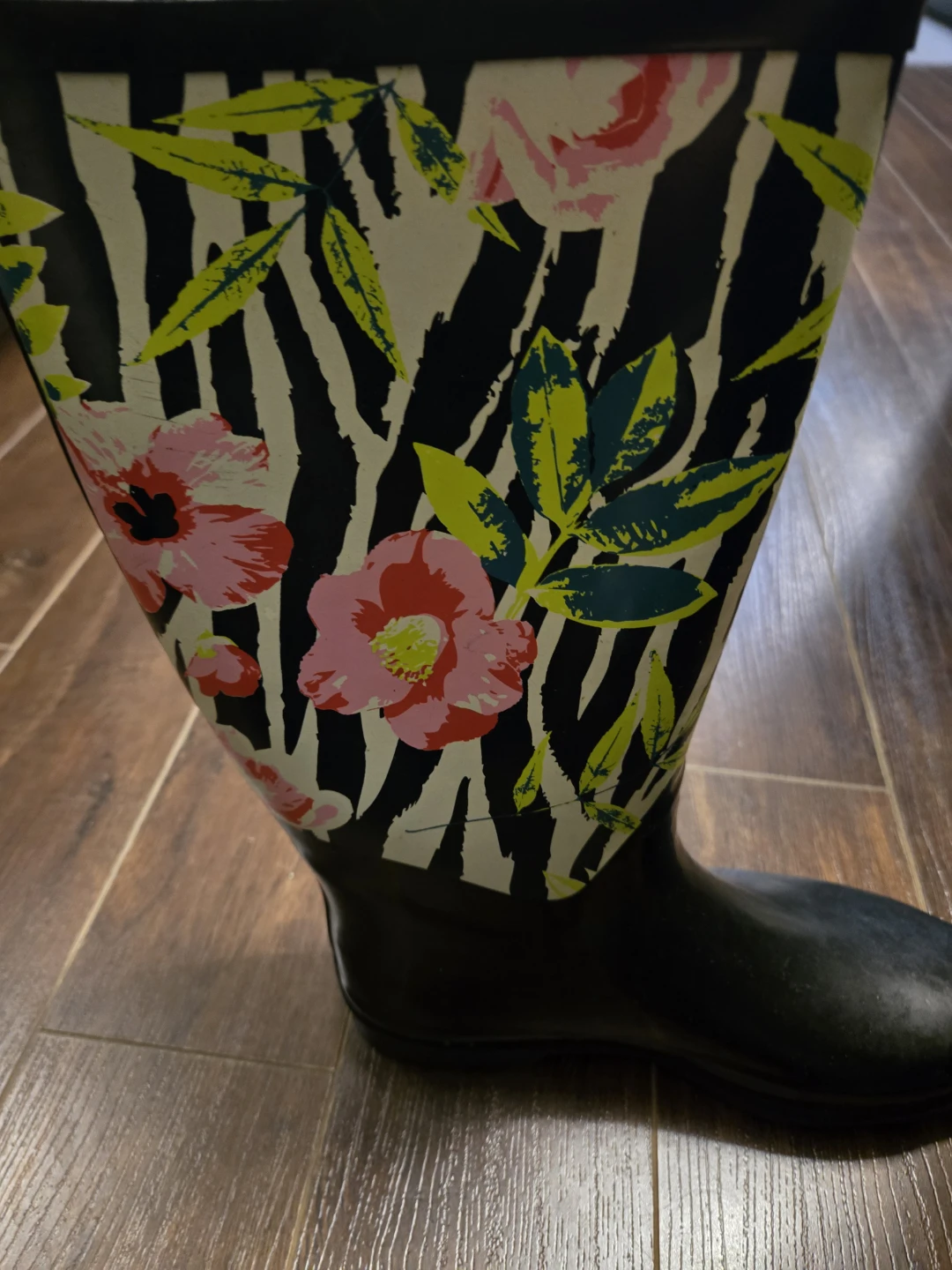 Floral Rain Boots - Size 10 - photo 5