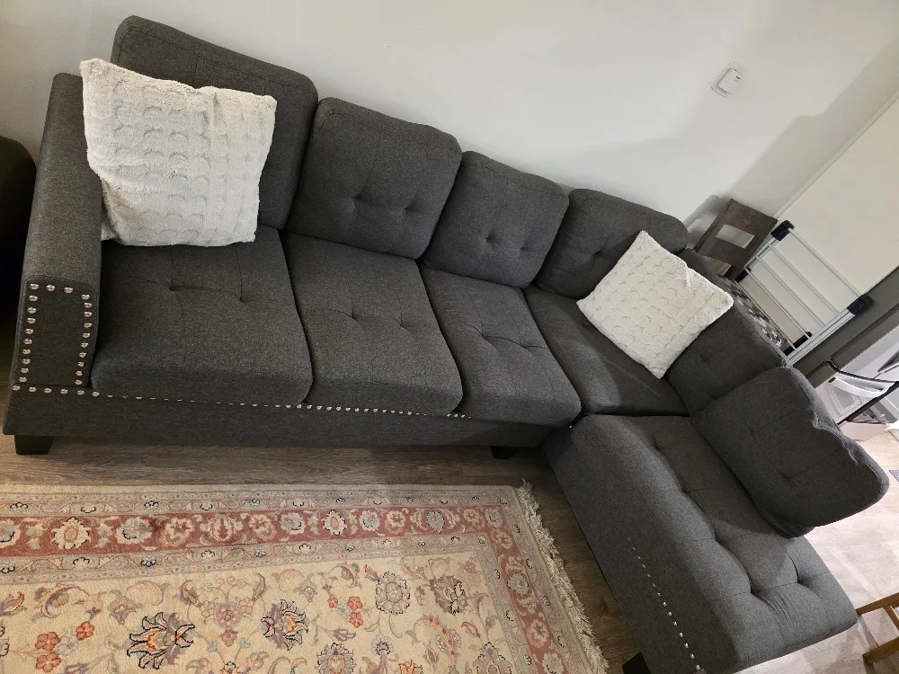 Dark Grey Sectional Sofa