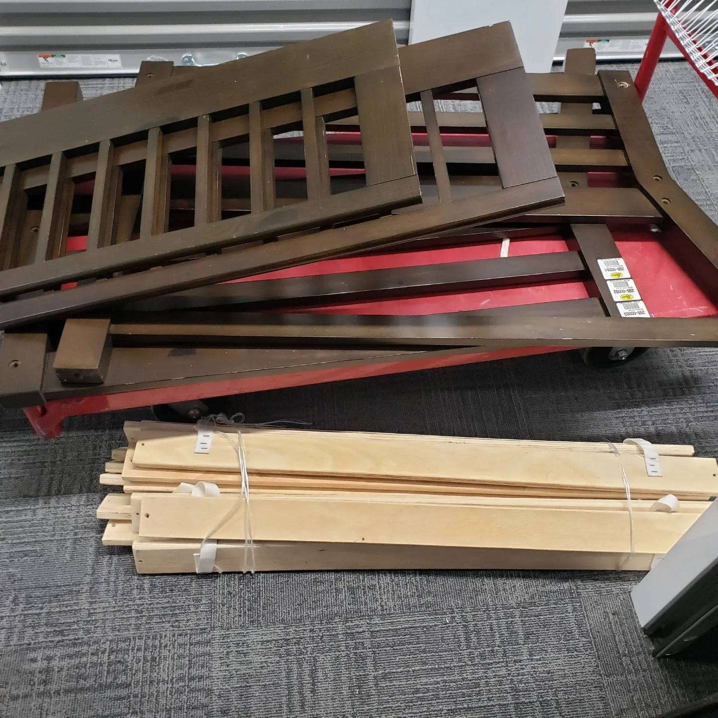 Brown Wooden Bunk Bed Frame image indicator(2)