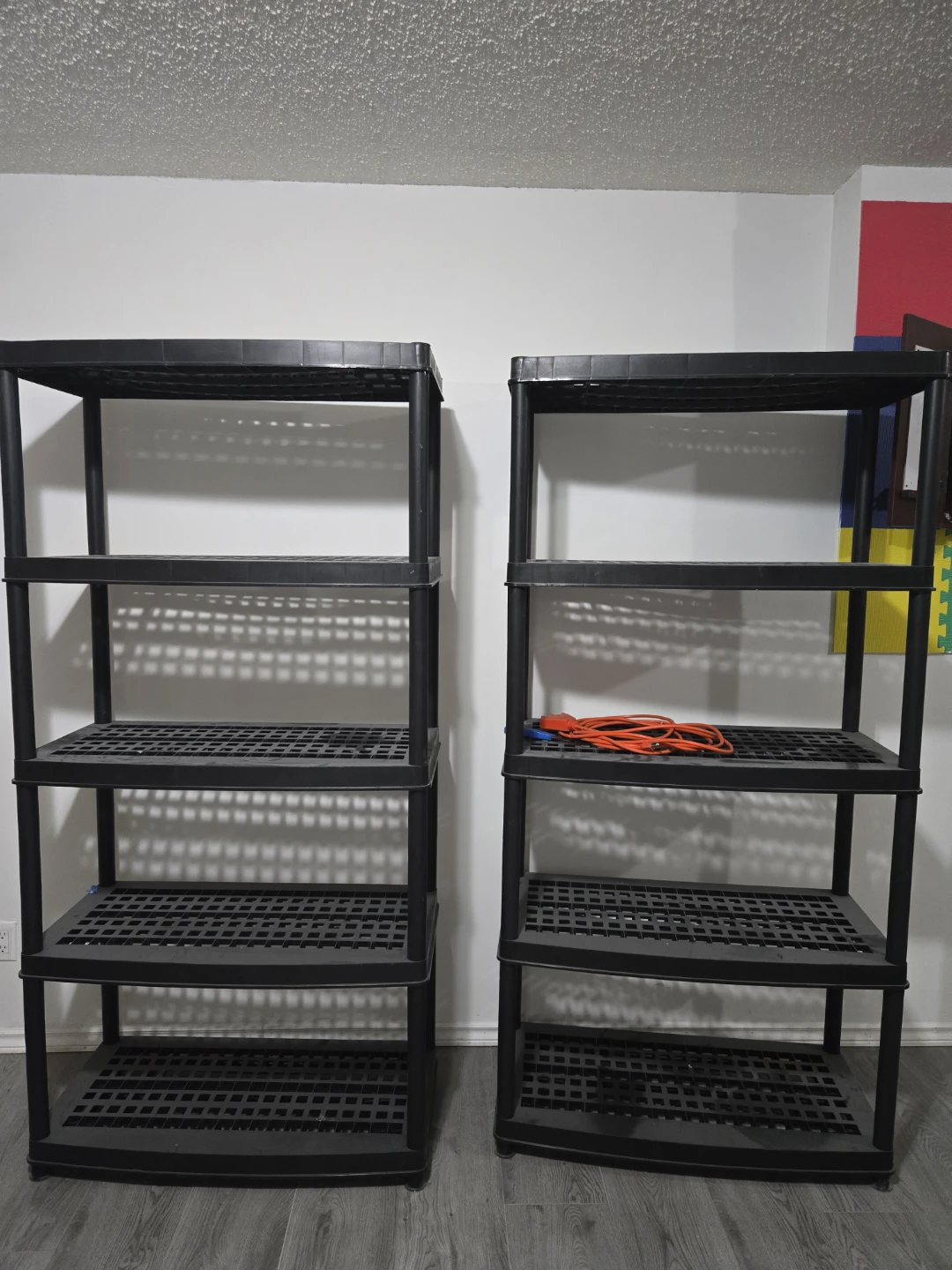 Black 5-Tier Shelving Unit
