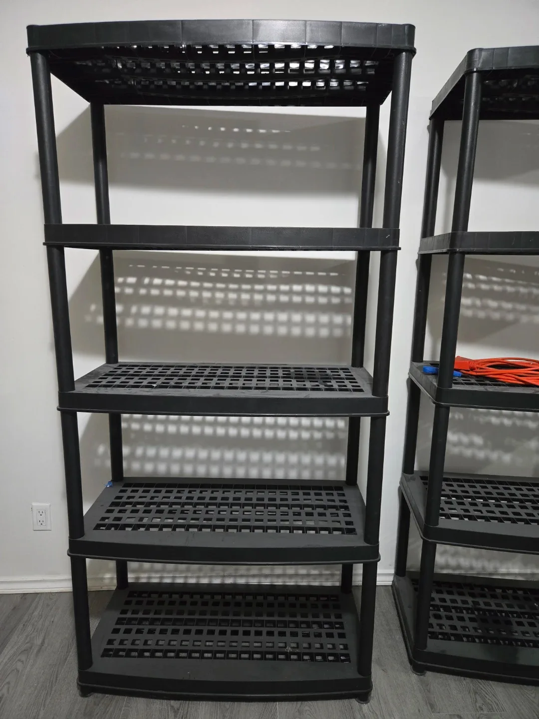 Black 5-Tier Shelving Unit image indicator(2)