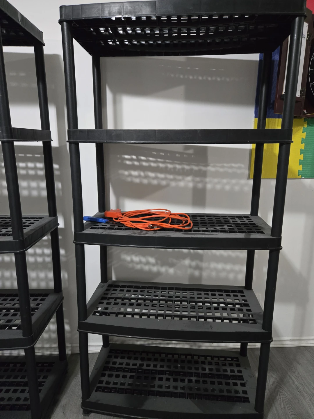 Black 5-Tier Shelving Unit - photo 3