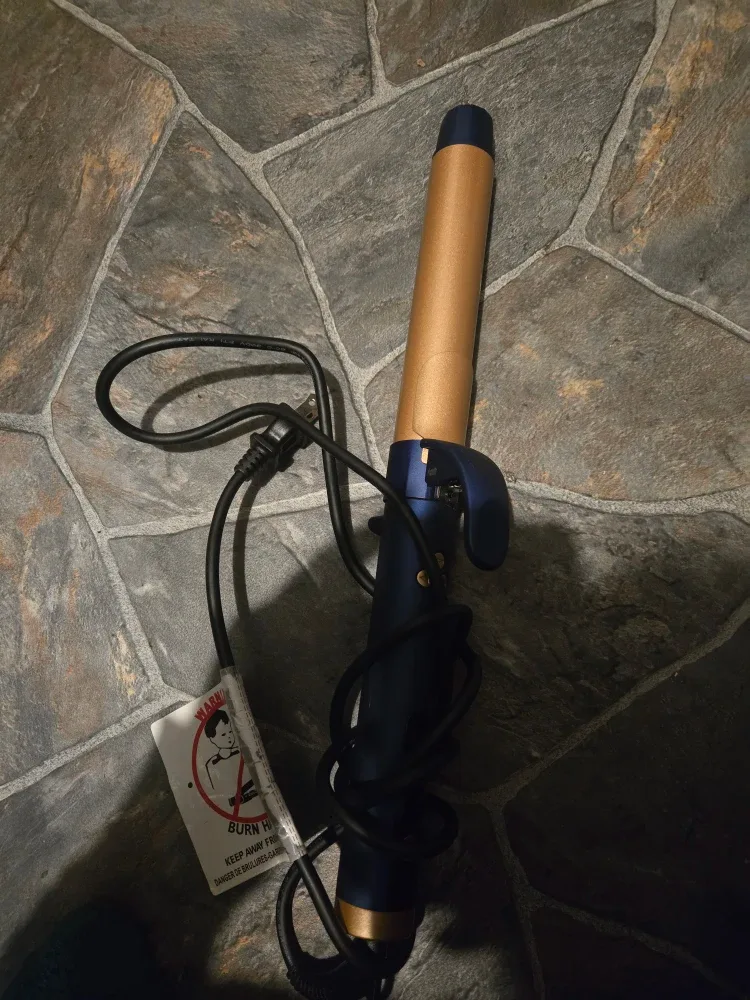 Curling Iron - Gold & Blue