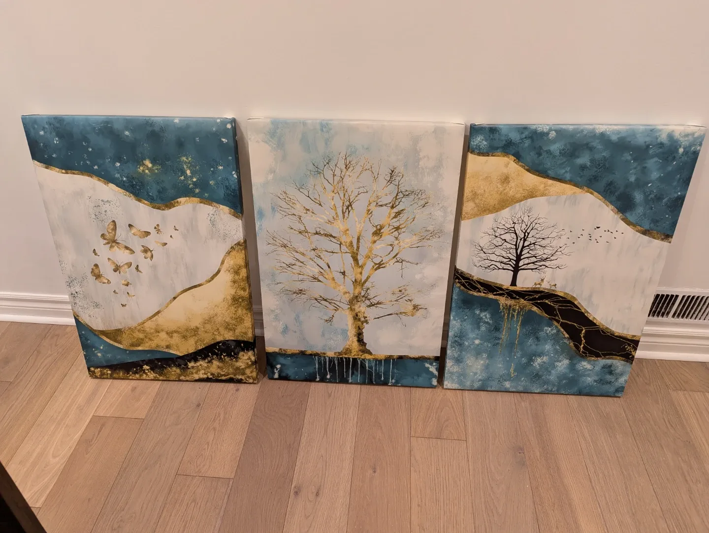 Set of 3 Canvas Wall Art