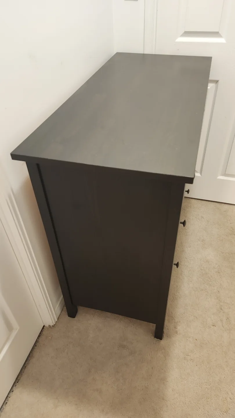 Ikea 3-Drawer Chest or Dresser Black-Brown image indicator(3)