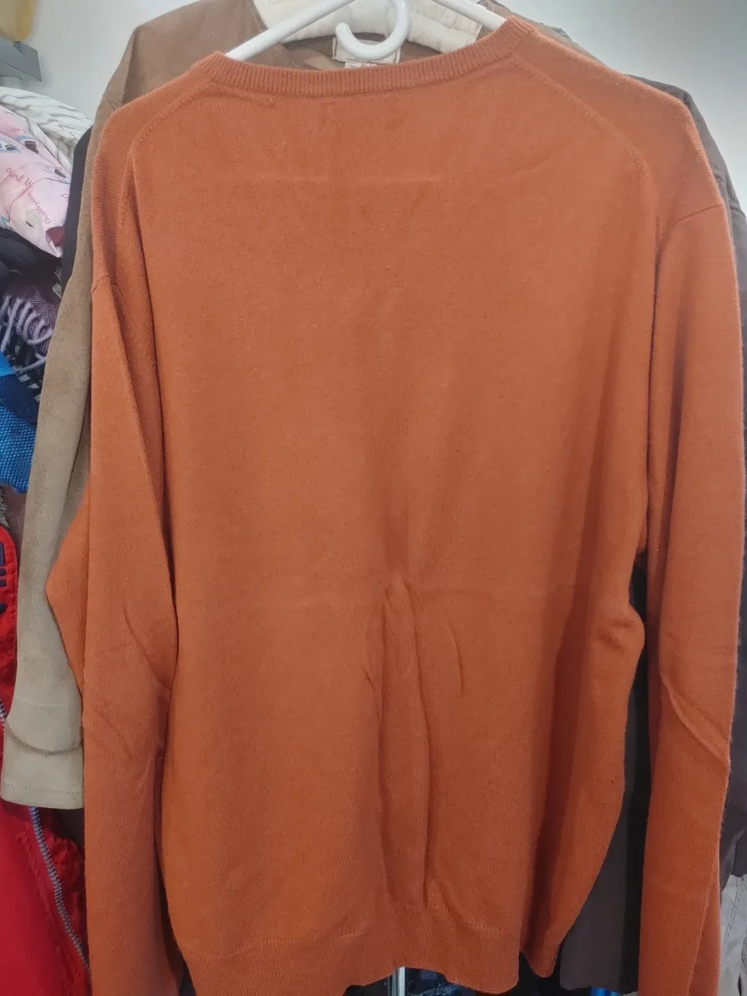 🧡JOSEPH & LYMAN 100% PURE CASHMERE MENS XL SWEATER BRAND NEW image indicator(3)