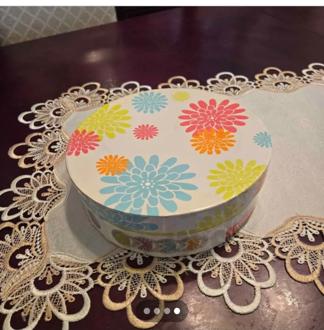 Floral Plates in a Box and Napkins image indicator(4)