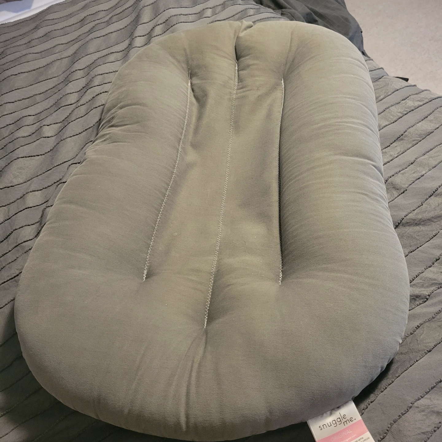 Boppy Pillow & Snuggle Me Organic Lounger