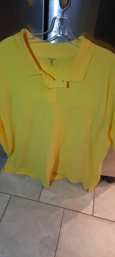 Brand New Amazon Essentials Yellow Polo Shirt - XXL image indicator(2)