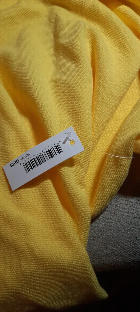 Brand New Amazon Essentials Yellow Polo Shirt - XXL image indicator(3)