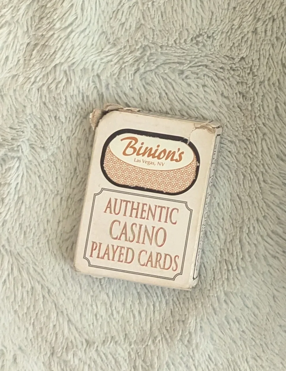 Binion's Authentic Casino Played Cards 🥕 thumbnail