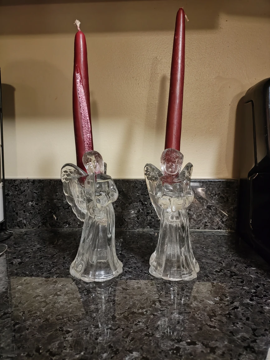Angel Candlestick Holders (Set of 2)