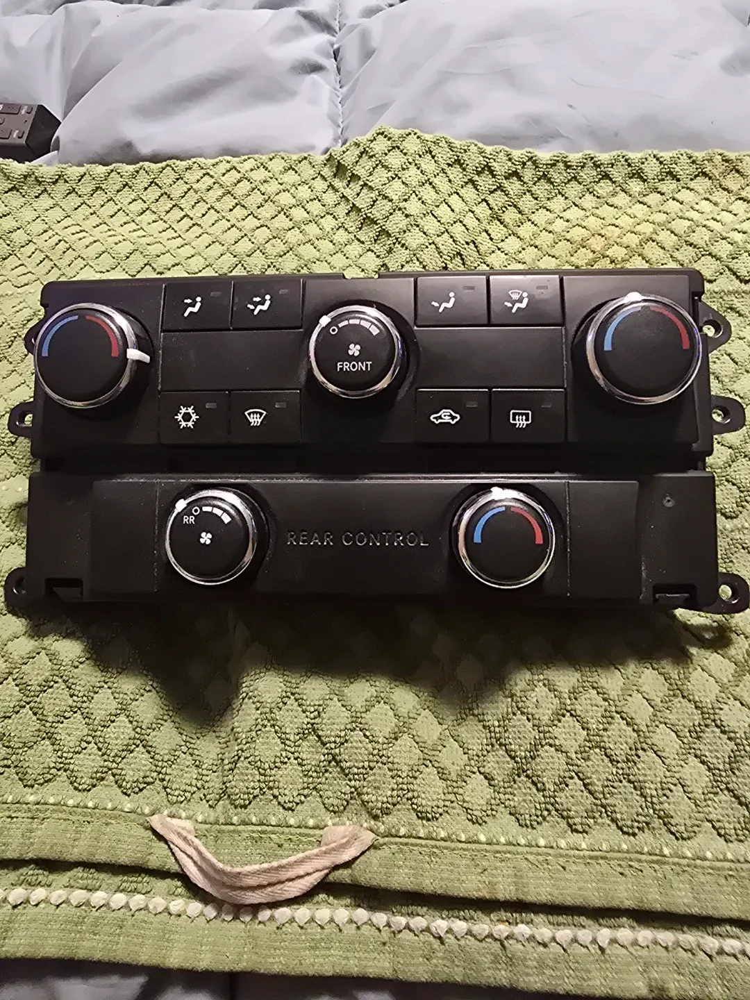 Car Climate Control Panel