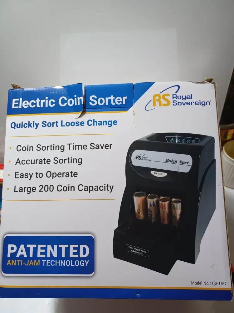 Royal Sovereign Electric Coin Sorter - Used twice