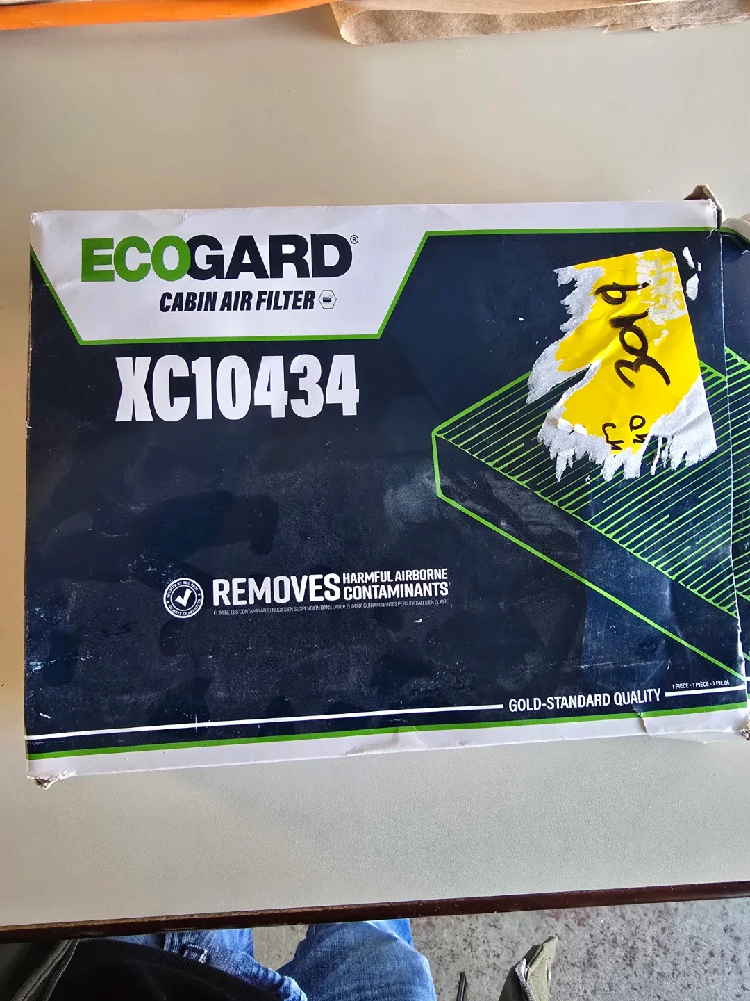 ECOGARD XC10434 Cabin Air Filter thumbnail