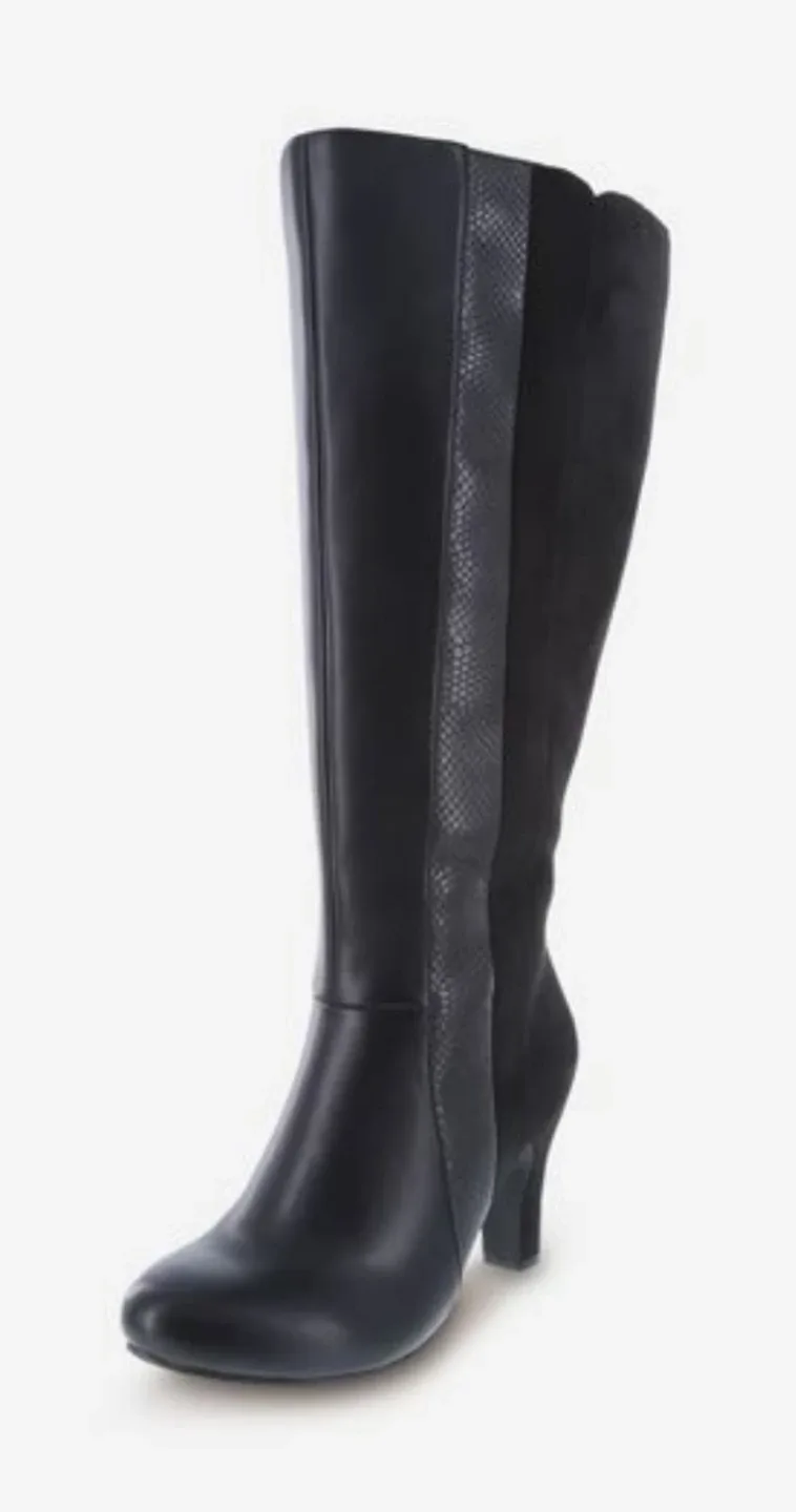 BRAND NEW EXTENDED WIDE CALF PENN DRESS BOOTS IN BOX.SIZE 8 image indicator(6)