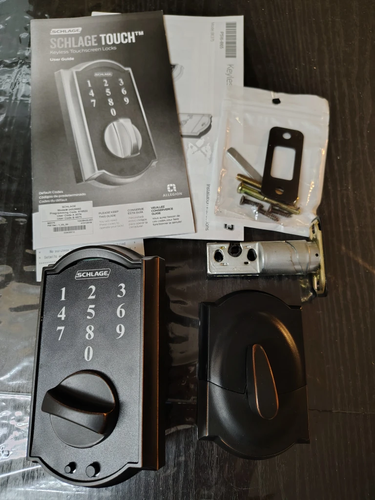 Schlage Century Keyless Touchscreen Deadbolt lock