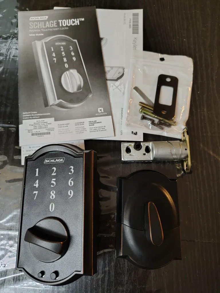 Schlage Century Keyless Touchscreen Deadbolt lock