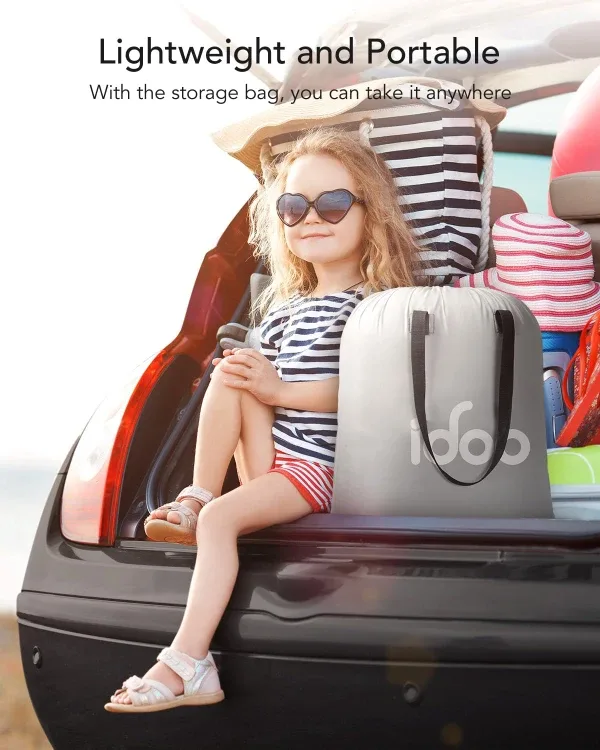 Air Mattress with Built in Pump BNIB image indicator(5)