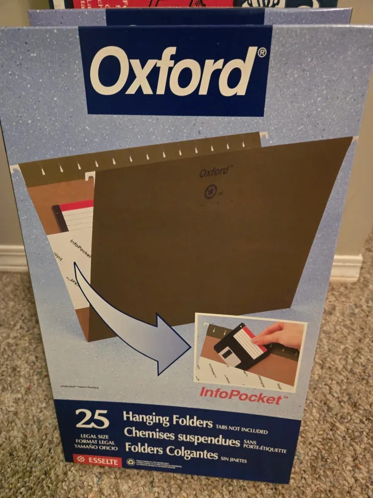 Oxford 25 Legal Size Hanging Folders
