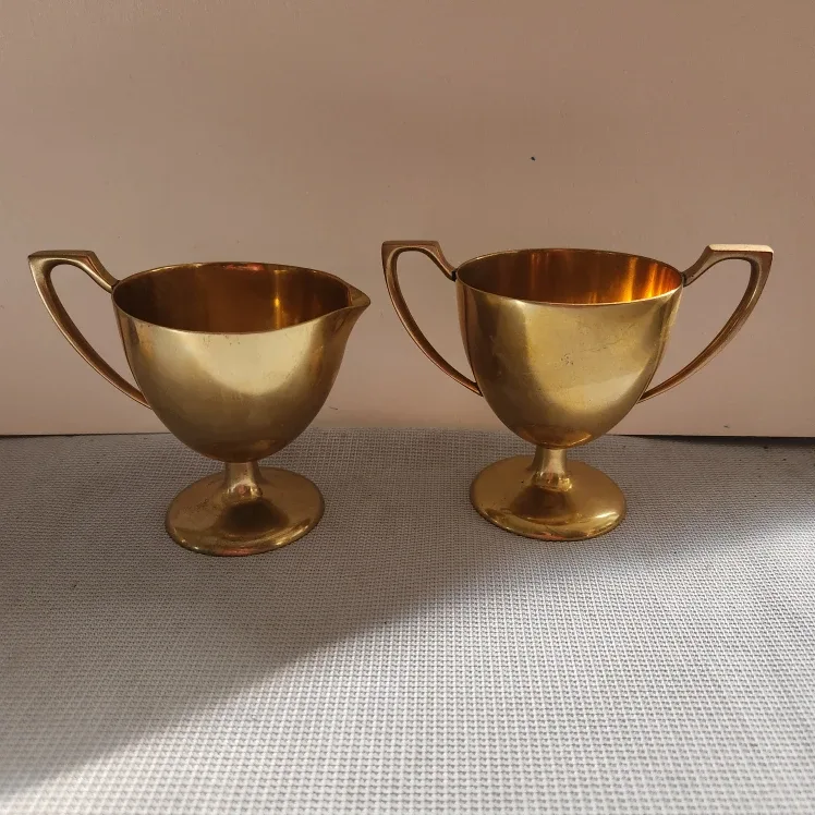 Vintage 1920's Dirigold Creamer & Sugar Bowl Set image indicator(2)