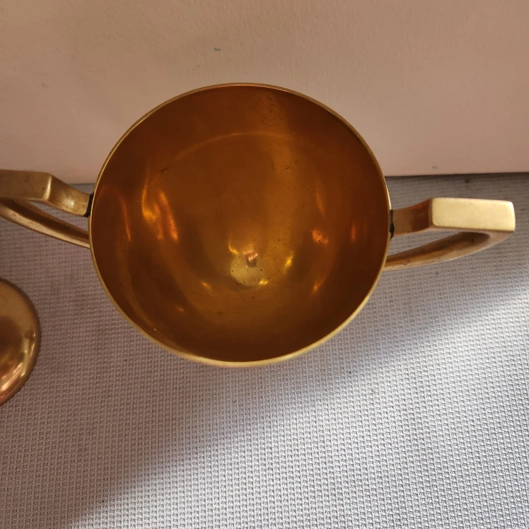 Vintage 1920's Dirigold Creamer & Sugar Bowl Set - photo 4