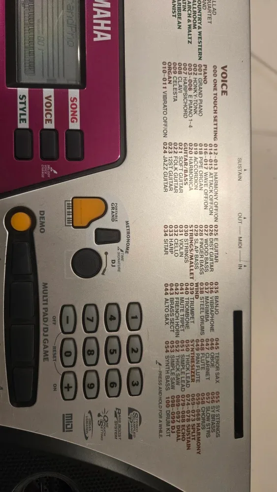 Yamaha PSR172 Portable Keyboard image indicator(4)