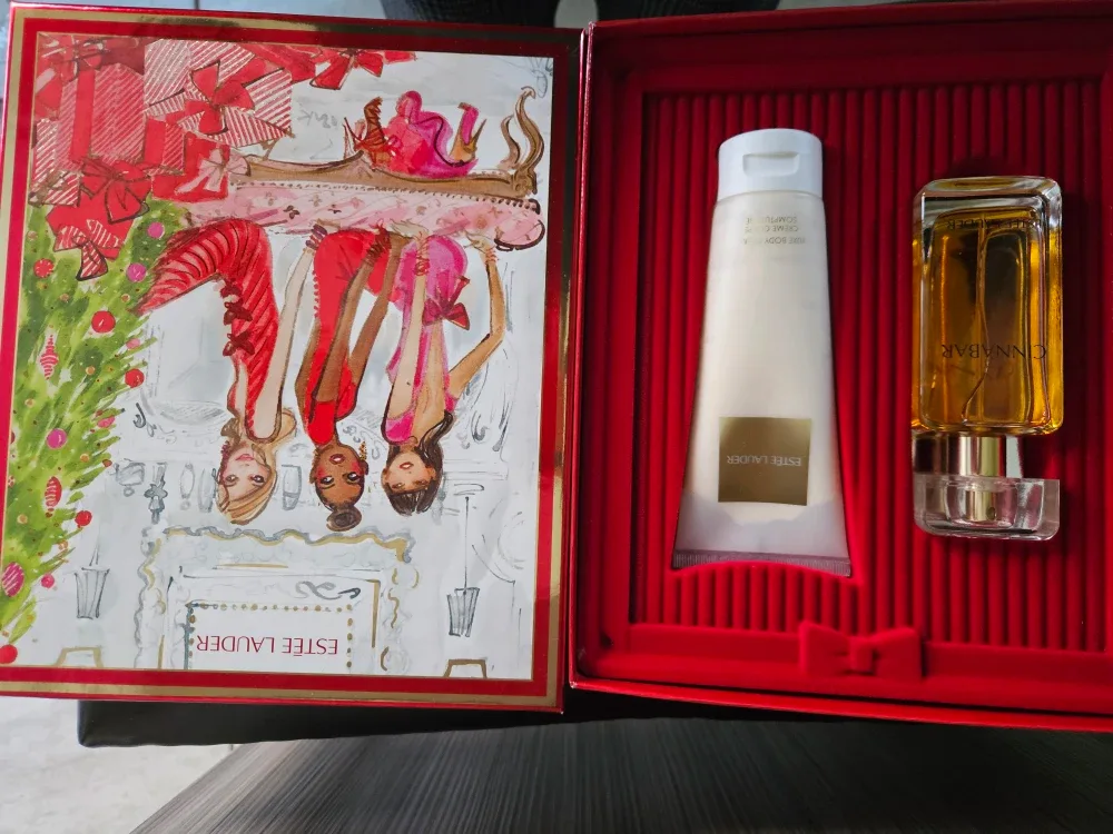Estee Lauder Cinnabar Perfume & Body Creme Set
