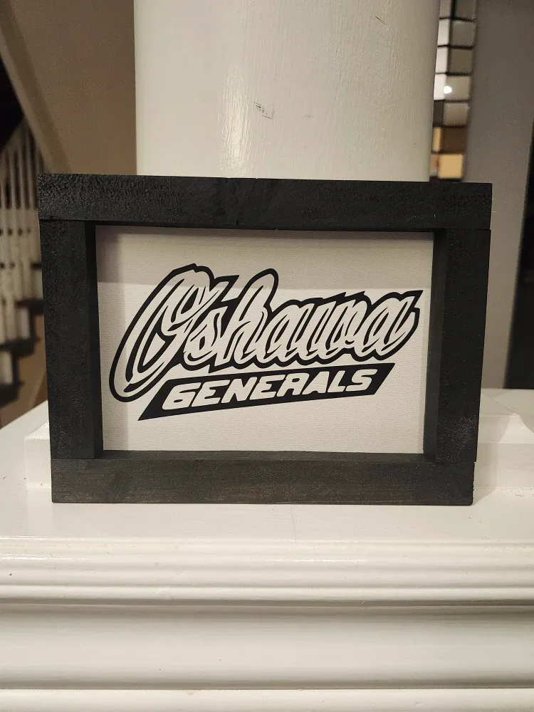 Oshawa Generals Framed Sign