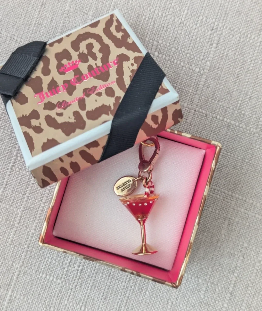 Juicy Couture Martini Glass charm