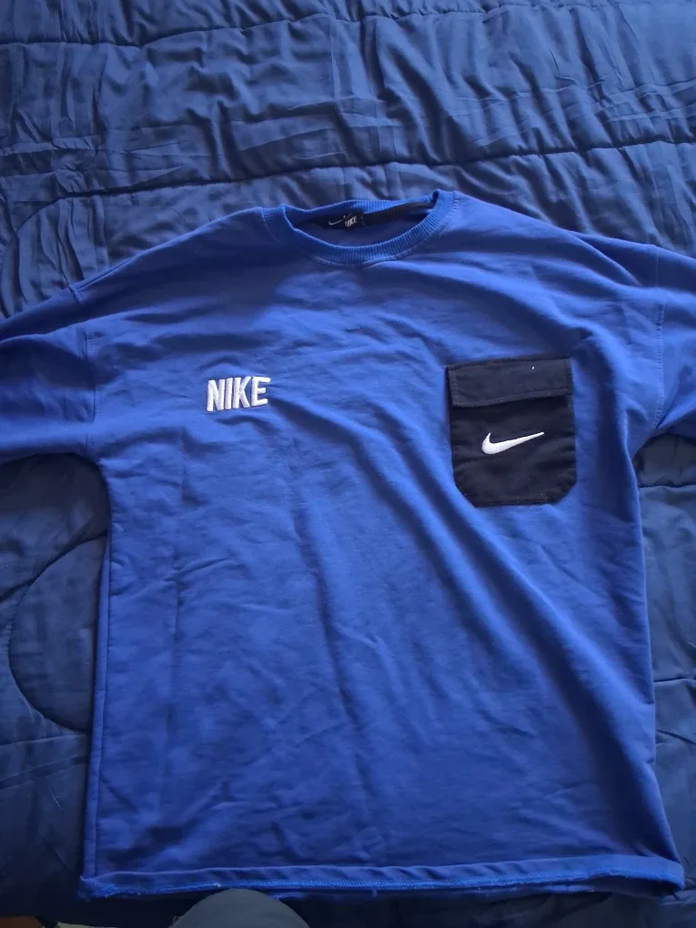 Nike Blue shirt with Pocket