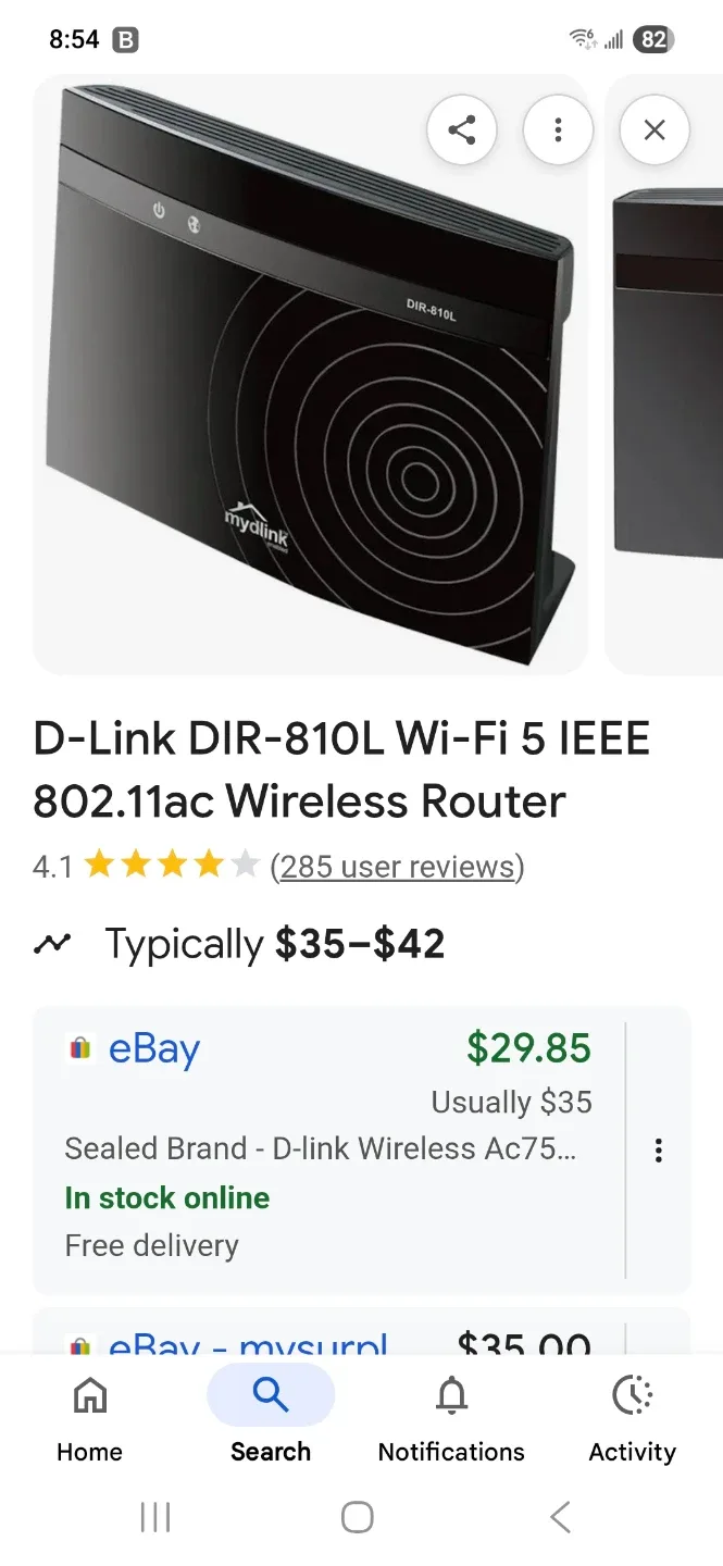 D-Link DIR-810L Wireless AC750 Dual Band Router image indicator(8)