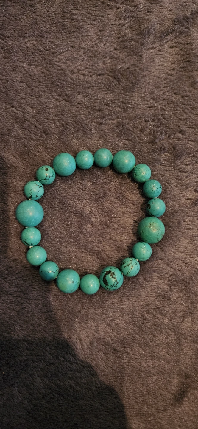 Turquoise Stone Beaded Bracelet