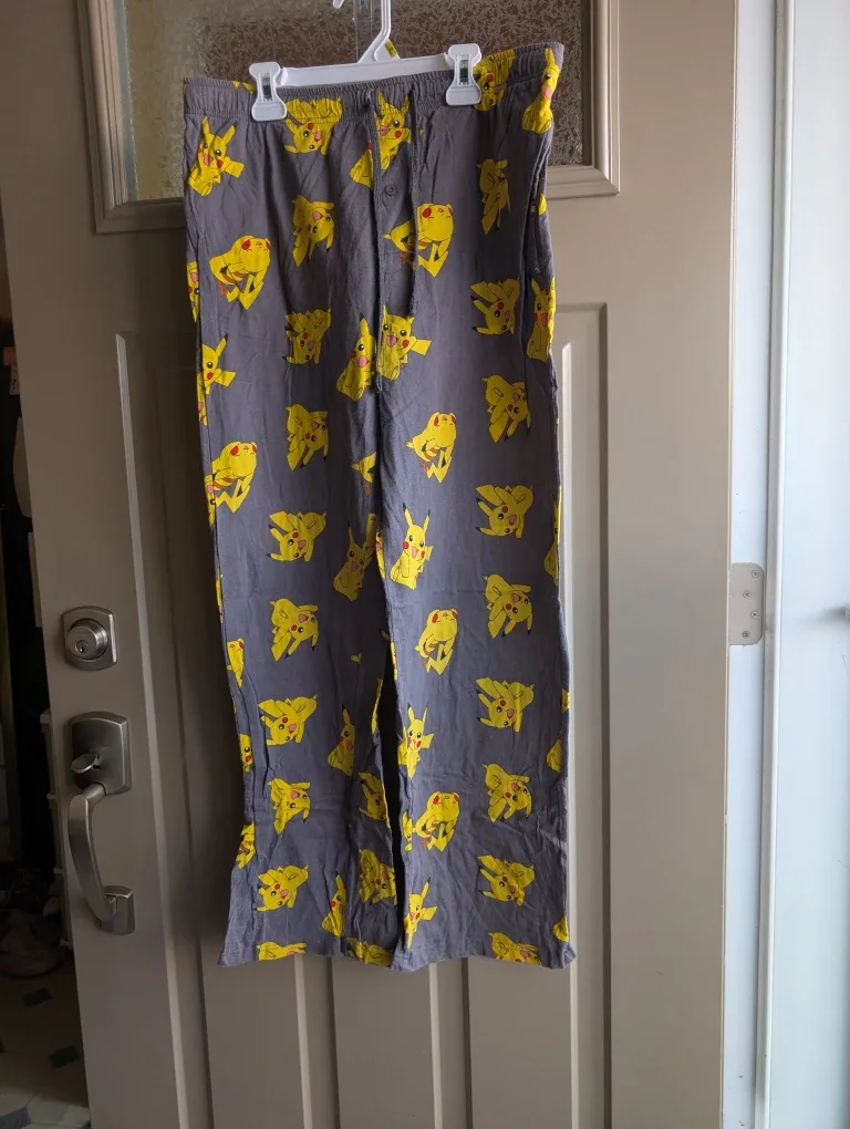 Mens sz lg Pokemon pajama pants