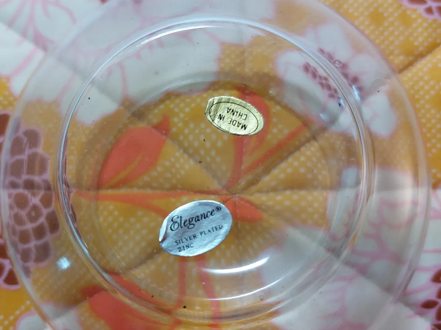 Elegance Silver Plated Zinc lid with glass Bowl image indicator(3)