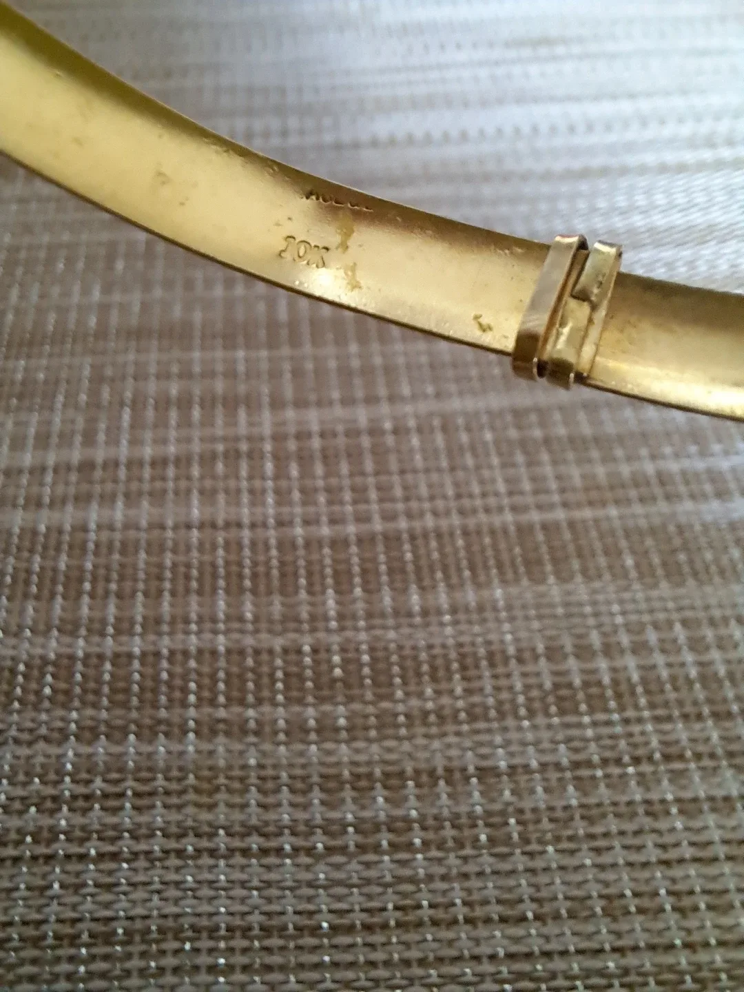 Gold Bangle Bracelet - 7.5 inches, 3.78g image indicator(3)