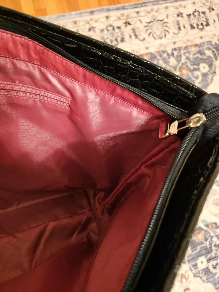 Kathy Van Zeeland Black Tote Bag image indicator(6)