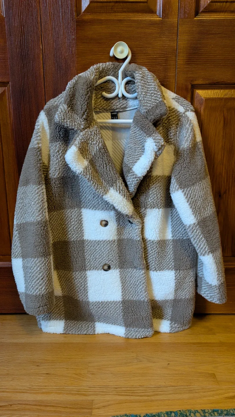 Double Breasted Teddybear Coat