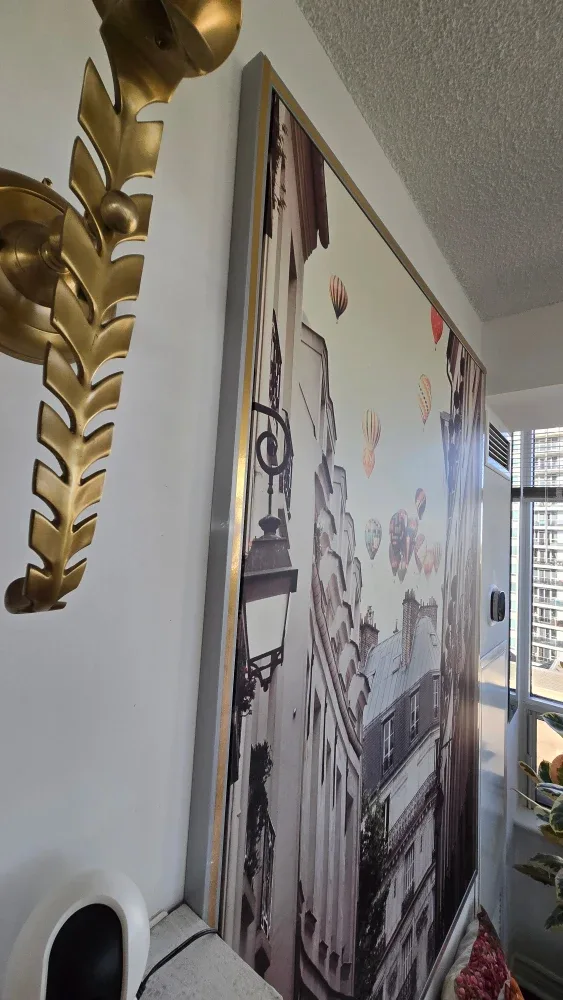 IKEA discontinued Paris Street Scene Framed Wall Art image indicator(3)