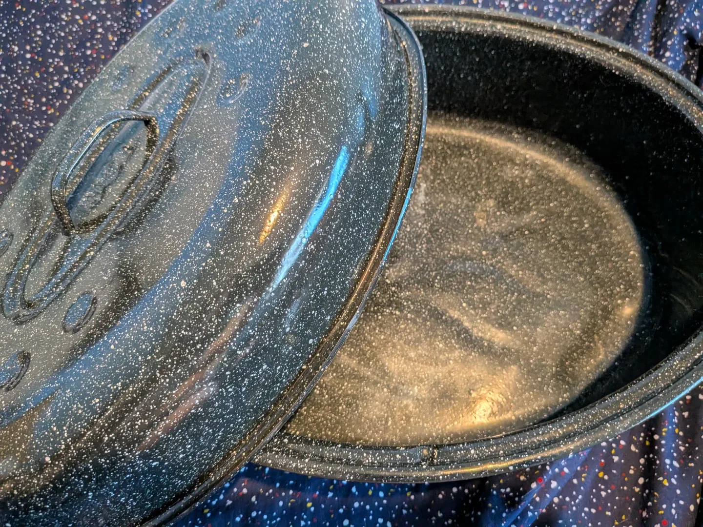 Assorted Kitchen Utensils, Mugs, Punch Bowl, Roaster, Cookware image indicator(4)