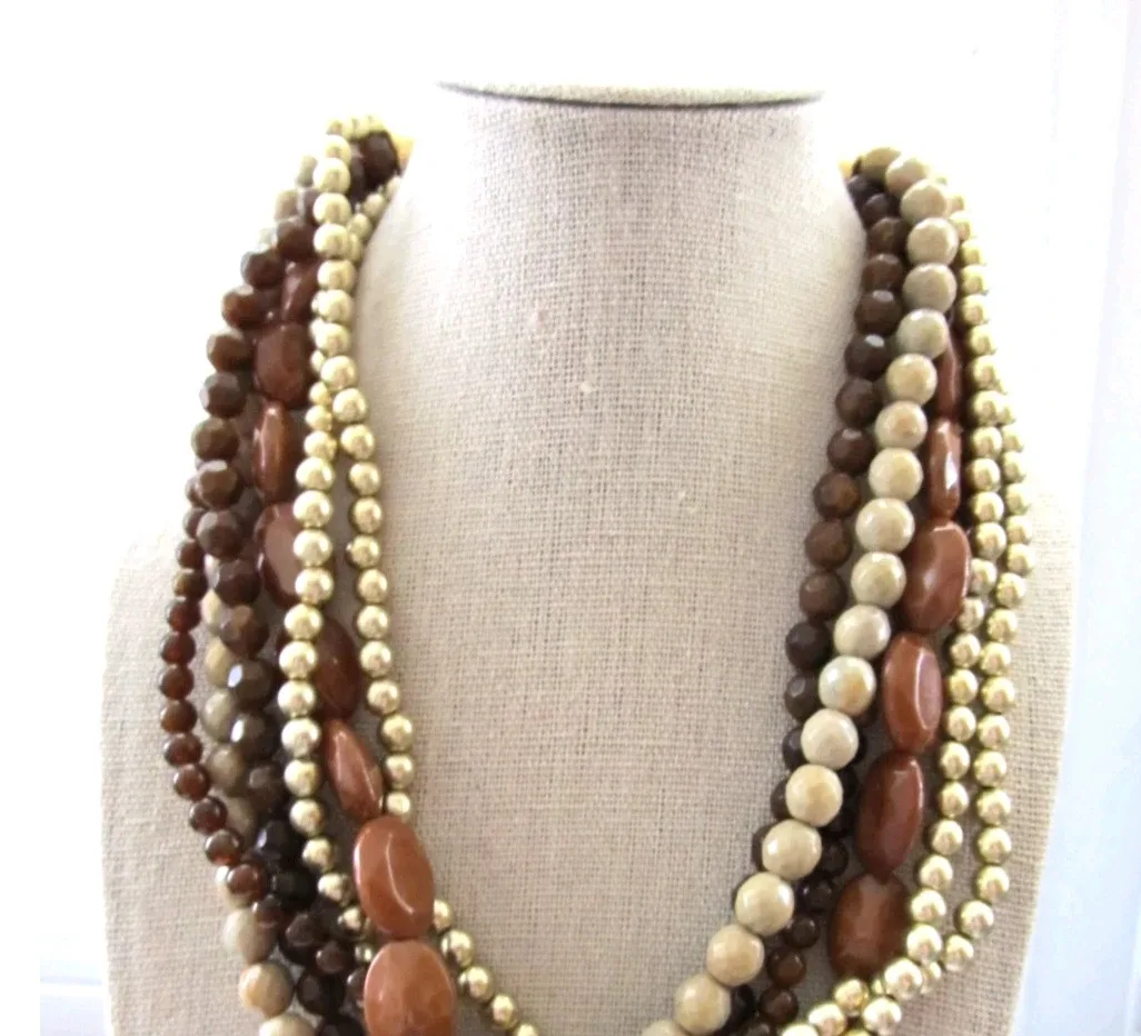 VINTAGE MULTI STRAND NECKLACE