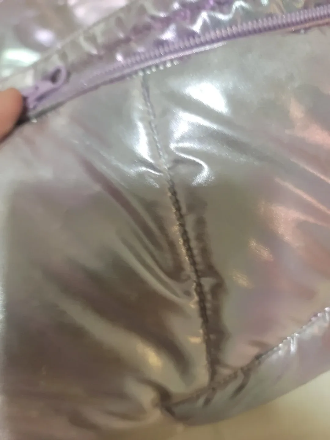 Joe Fresh Silver Puffer Vest - Size 7/8 image indicator(3)