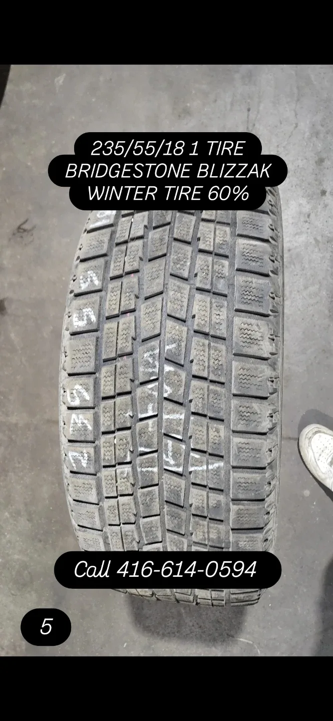 Bridgestone Blizzak Winter Tire 235/55/18 thumbnail