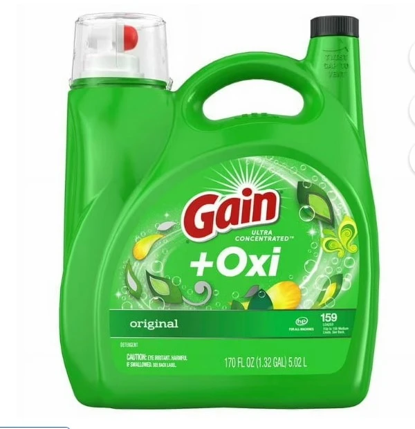 Gain +Oxi Original Ultra Concentrated Detergent 170 fl oz
