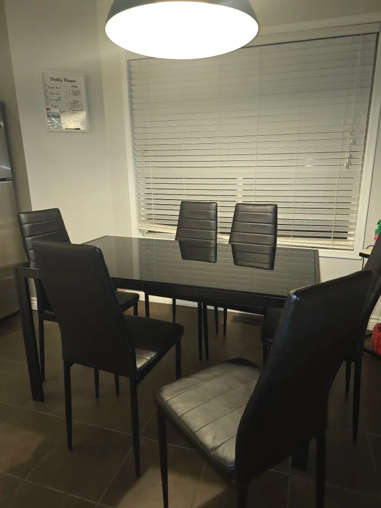 Black Dining Chairs - Set of 6